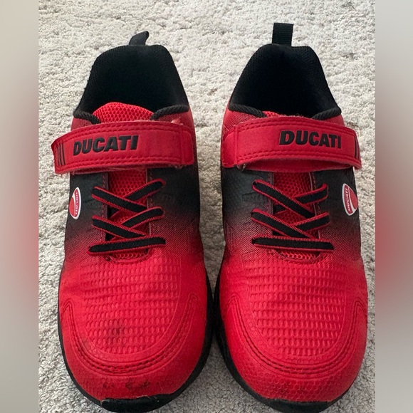 Kids Red Ducati Sneakers - Picture 3 of 11